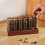 12-Pack 2oz Borosilicate Coffee Bean Storage with Walnut Display Stand 1