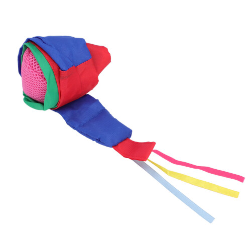 Colorful Rainbow Tail Ball for Kids, 15cm Polyester Sensory Training 1