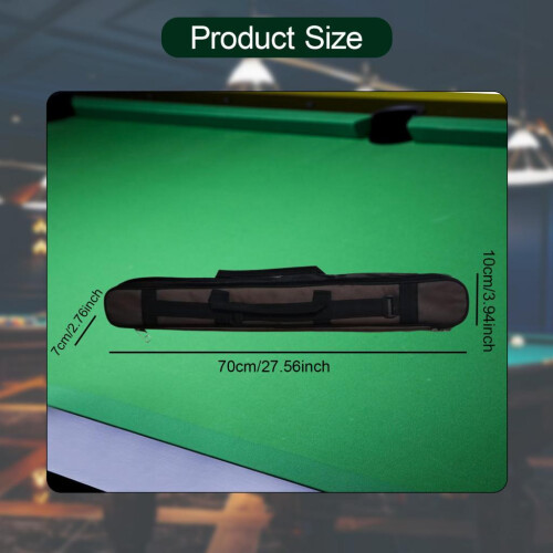 Pool Cue Case Portable Handle with Adjustable Shoulder Strap 2 Cues Ca 1