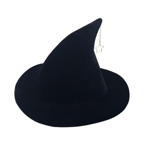 Halloween Witch Hat Pointed Hat for Stage Performance Masquerade Fancy