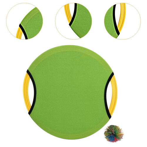 Trampoline Paddle Ball Game Set Toss and Catch Game for Backyard Beach 2
