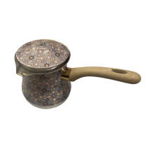 Stainless Steel Turkish Coffee Pot with Lid Melting Butter and Chocola