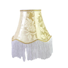 European Lampshade with Beads Fringe Lamp Shade for Bedroom Dining Roo