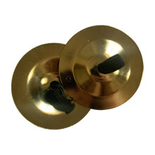 2 Pieces Finger Cymbals Kids Toy Percussion Instrument Mini Marching C