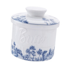 Ceramic Butter Container for Counter Butter Dish for Kitchen Restauran