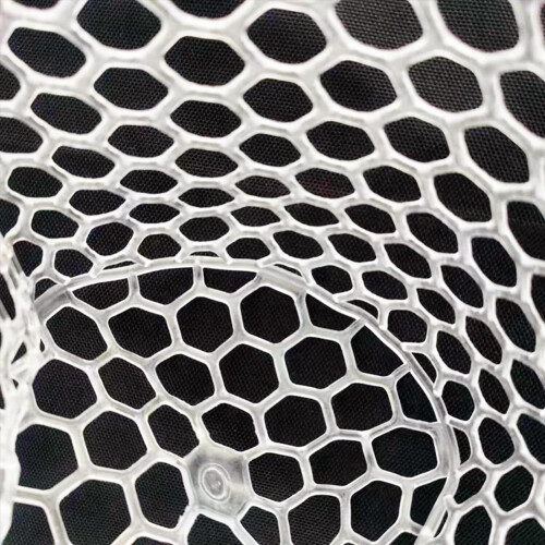 Fishing Net Replacement White Foldable Portable Sturdy Thickened Mesh 2