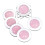 Mirrored Coasters for Drinks Cup Mat 4inch Round for Home Restaurant K 1