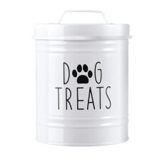Dog Food Storage Container Portable Sealing Sturdy Metal Handle 54oz P