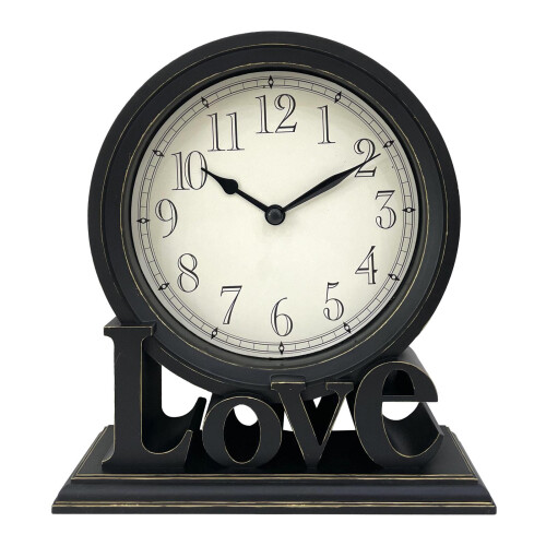 Desk Clock European Style Classic Decorative Retro for Table Kitchen B