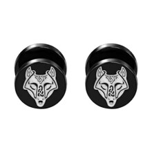 Stylish Stud Earrings for Men Women Metal Round Ear Studs Piercing Jew