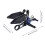 Adjustable Foot Peg Set Easy Installation Pedals for BMW S1000rr Black 2