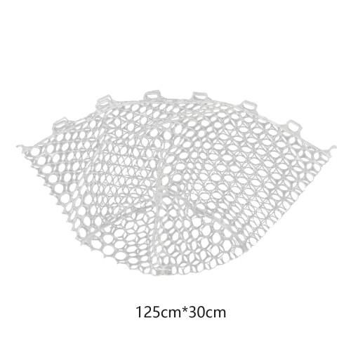 Fishing Net Replacement White Foldable Portable Sturdy Thickened Mesh 1