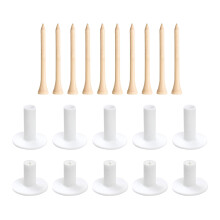 Golf Tee Holder Set Reusable Golf Tees for Driving Range Golfer Gift P
