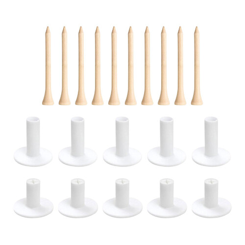 Golf Tee Holder Set Reusable Golf Tees for Driving Range Golfer Gift P