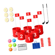 Golf Game Set Golf Chipping Game Balls for Lawn Beginners Family Party