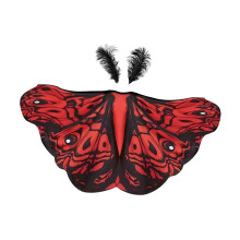 Halloween Butterfly Cape Women with Headpiece for Dressing up Party Ca