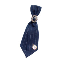 Women's Neck Tie Silky Retro Style Smooth Bow Tie for Blouse Student W
