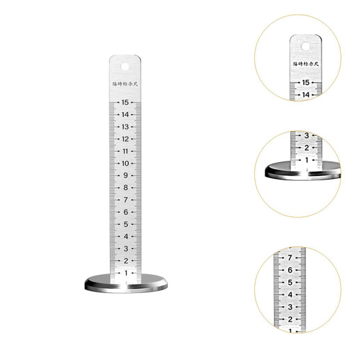 Equal Height Ruler Clear Scale Vertical Level Portable Decoration Grad 2