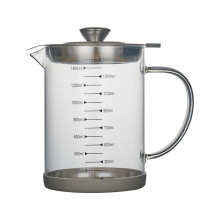 Glass Large Cooking Oil Bottle Elegant Appearance with Lid and Filter