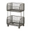 Vegetable Storage Rack with Wheels Easy Assembly for Onions Potatoes K 1