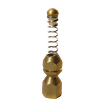 Brass Sewer Nozzle Drain Hose Nozzle Piping Cleaning Nozzle for Cleani
