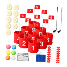 Golf Game Set Golf Chipping Game Balls for Lawn Beginners Family Party