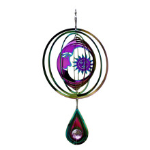 Wind Spinner Garden Decor Metal Crafts Wind Catcher for Farm Outside B