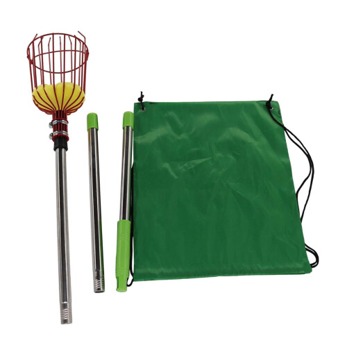 Fruit Picker Pole with Basket Portable Picking Pole for Avocado Mango