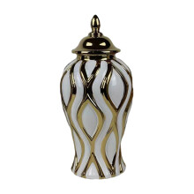 Porcelain Ginger Jar Ceramic Ginger Jar Vase with Lid for Party Home D