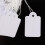 100 Pieces Paper Tags with String Attached Price Hanging Labels for Bi 3