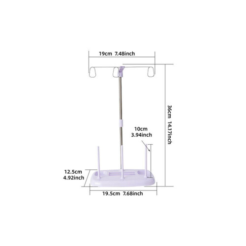 Thread Spool Holder Easy to Use for Sewing Machine Embroidery Quilting 1