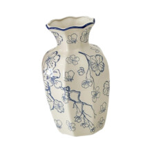 Chinese Ceramic Flower Vase Home Decor Plant Holder for Office Wedding