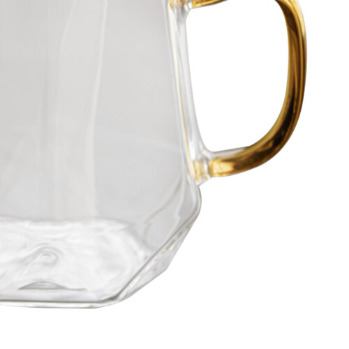 Small Glass Creamer Pitcher with Handle Multipurpose Transparent Milk 2