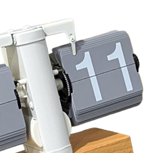 Flip Desk Clock Digital Retro Mechanical Flip Clock for Hotel Office B 2