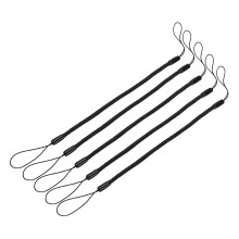 5 Pieces Tether Lanyard for Touch Pens Hanging Rope Black Coil Spring