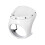 Headlight Fairing Screen Motorcycle Windshield for Motorbike White 1