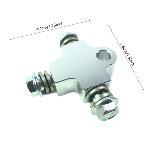 Brake Oil Hose Pipe Three Way Connector Front Double Disc Conversion S 1
