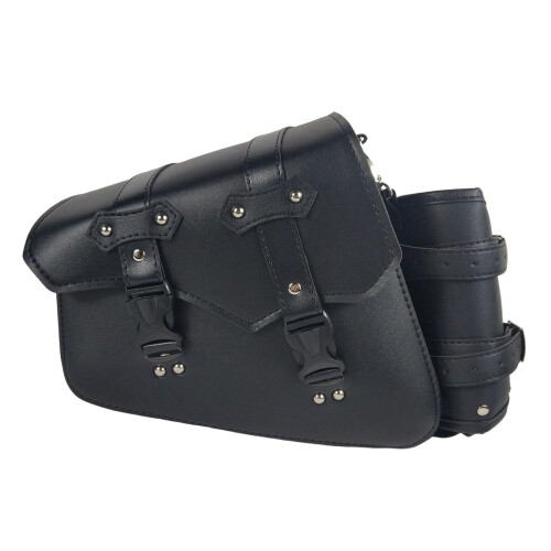 Motorcycle Side Saddlebag Practical Compact with Detachable Water Cup