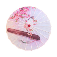 Chinese Oiled Paper Umbrella Oriental Parasol for Holiday Stage Show W