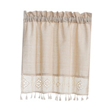 Windows Short Curtain Farmhouse Valance for Kitchen Cabinet Cafe Dinin