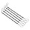 5 Pieces Tether Lanyard for Touch Pens Hanging Rope Black Coil Spring 1