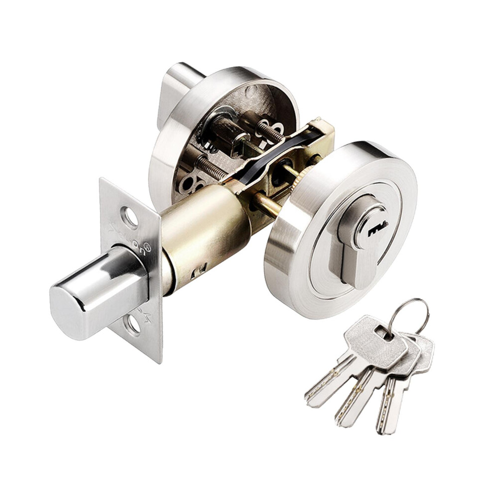 Deadbolt Door Lock Contemporary Invisible Door Lock Single Cylinder De 6902695750441