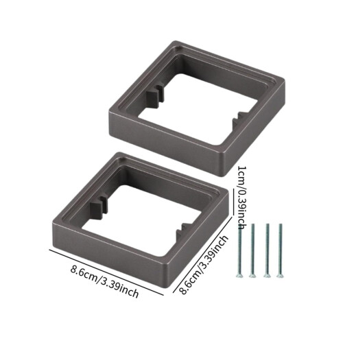 2 Pieces Single Socket Spacers Switche Accessory for Office Living Roo 1