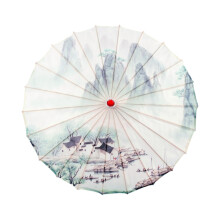 Chinese Oiled Paper Umbrella Oil Paper Parasol for Stage Performance D