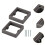 2 Pieces Single Socket Spacers Switche Accessory for Office Living Roo 3