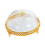 Covered Dessert Plate Decorative Snack Platter for Cheesecake Cheese C 1
