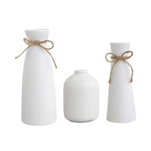 3 Pieces Ceramic Vase Aesthetic Bud Vase Nordic Porcelain Vases Deskto