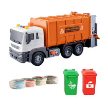 Large Garbage Truck Toy Realistic Trash Truck Toy for Age 4-7 Kids Pre