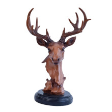 Deer Head Stag Ornament Gift Resin for Table Centerpiece Living Room C