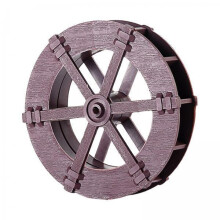 2xWater Fountain Rotation Wheel DIY Water Wheel Model Fountain Feng Sh